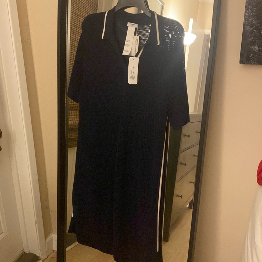 Akris punto knitted polo dress